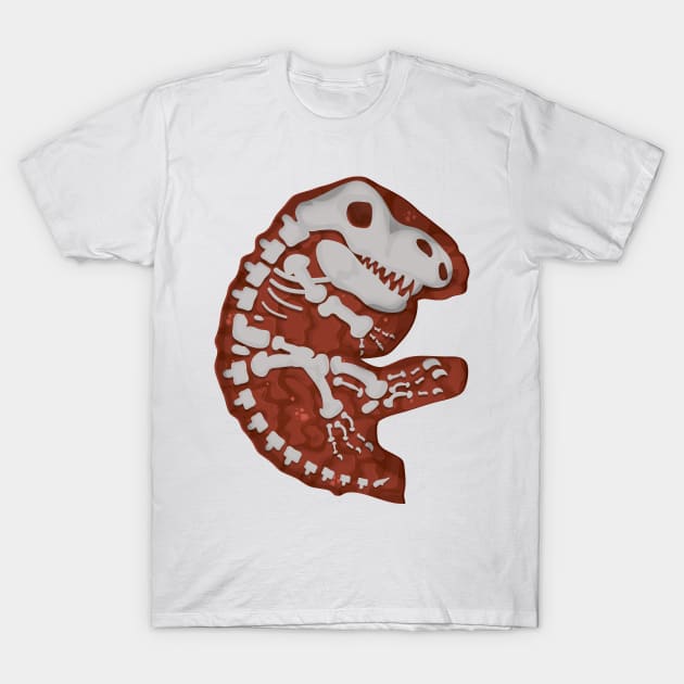 Dinosaur Bones T-Shirt by nickemporium1